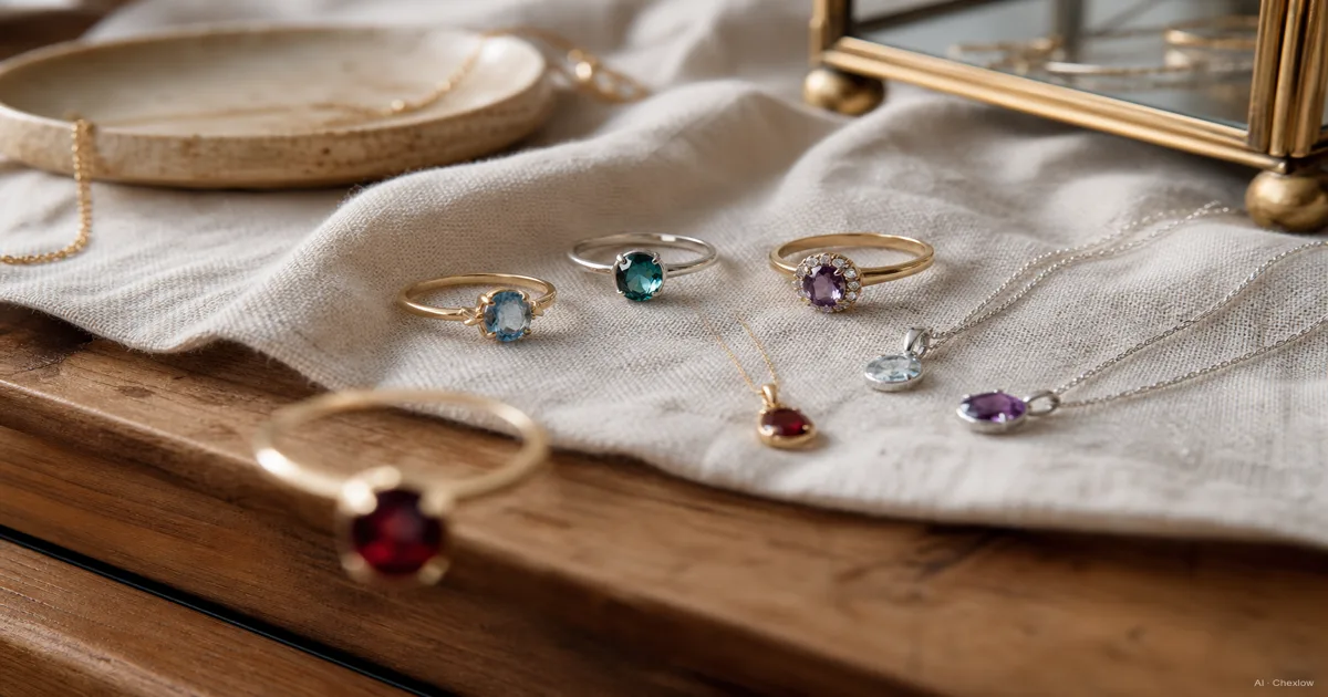 Birthstone Jewelry, How to Choose Your First Piece by Month, Stone, and Metal