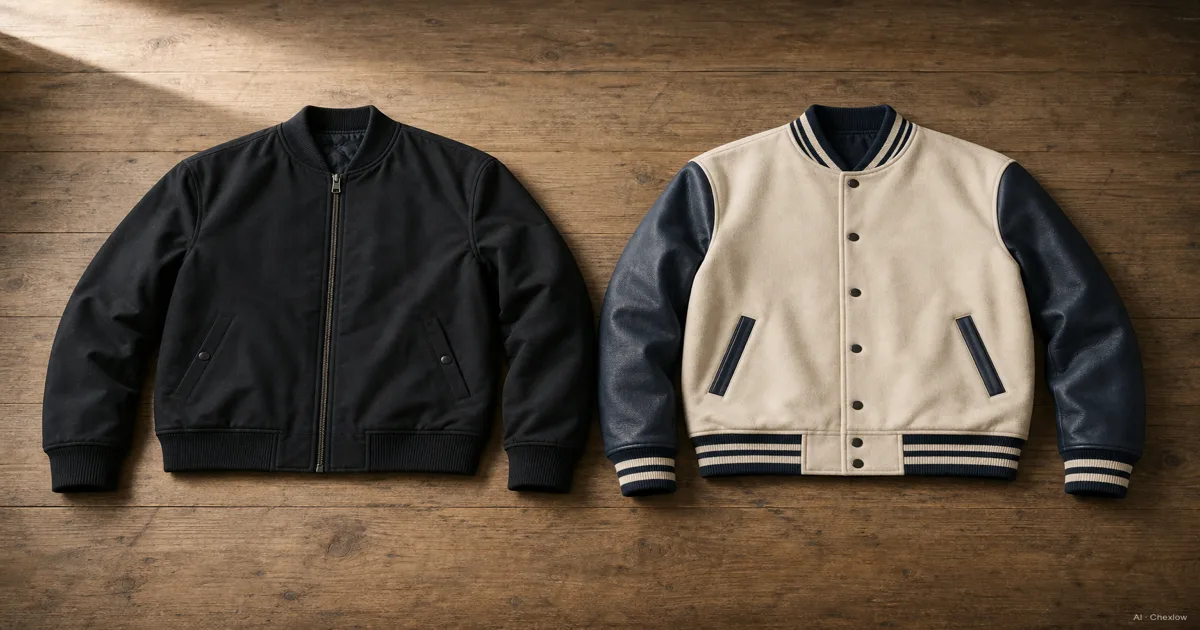 Bomber Jacket vs. Varsity Jacket, Which Should Be Your First