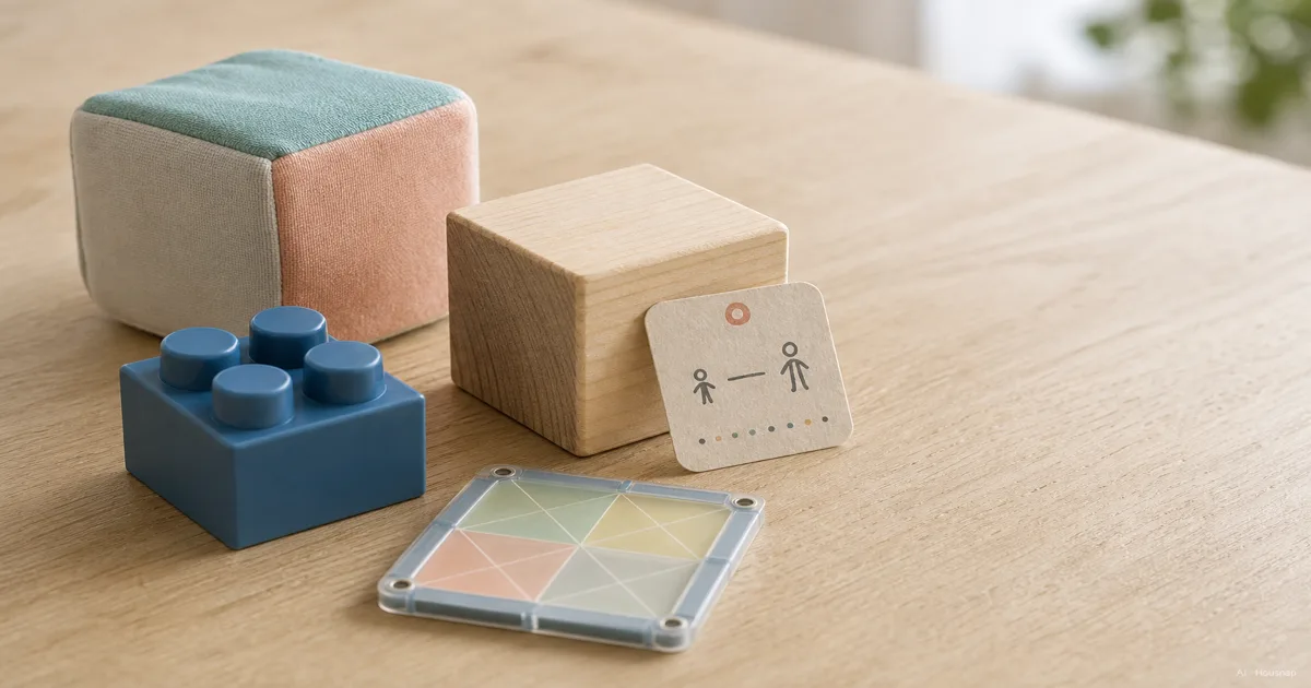 Building Blocks by Age, How to Choose Your Child's First Set — Illustration IA
