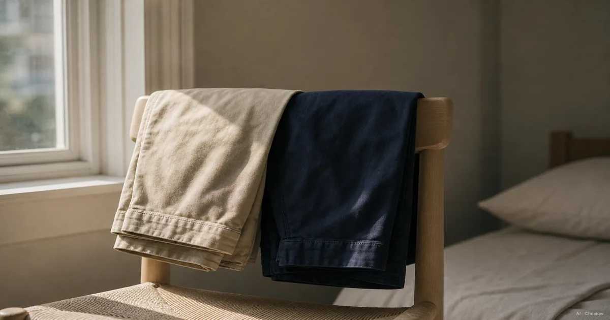 Buying Your First Chinos: How They Should Fit and What the Fabric Tells You