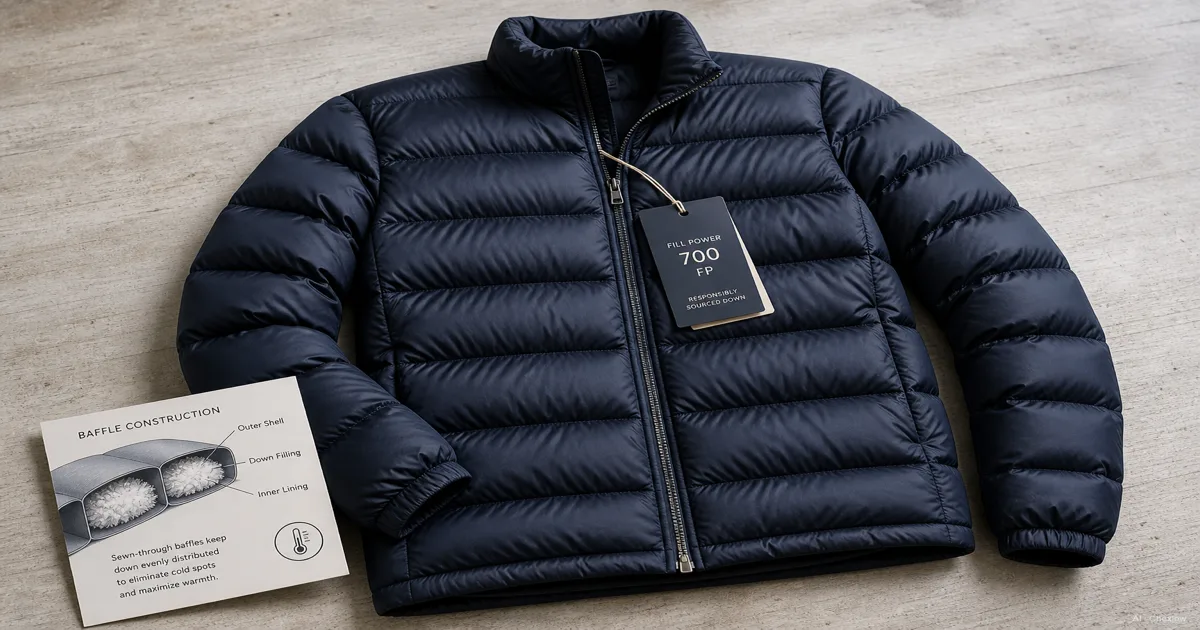 Down Jacket Fill Power Explained: What 550, 650, 800 Actually Mean for Warmth