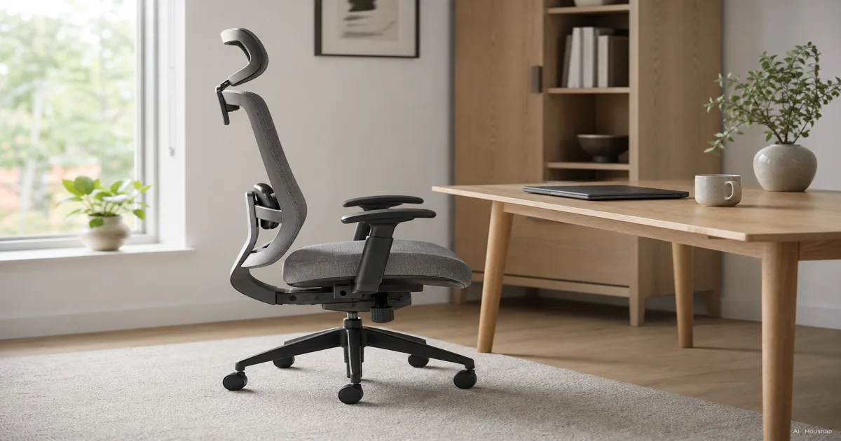How to Buy Your First Ergonomic Office Chair Without Overpaying — KI-Illustration