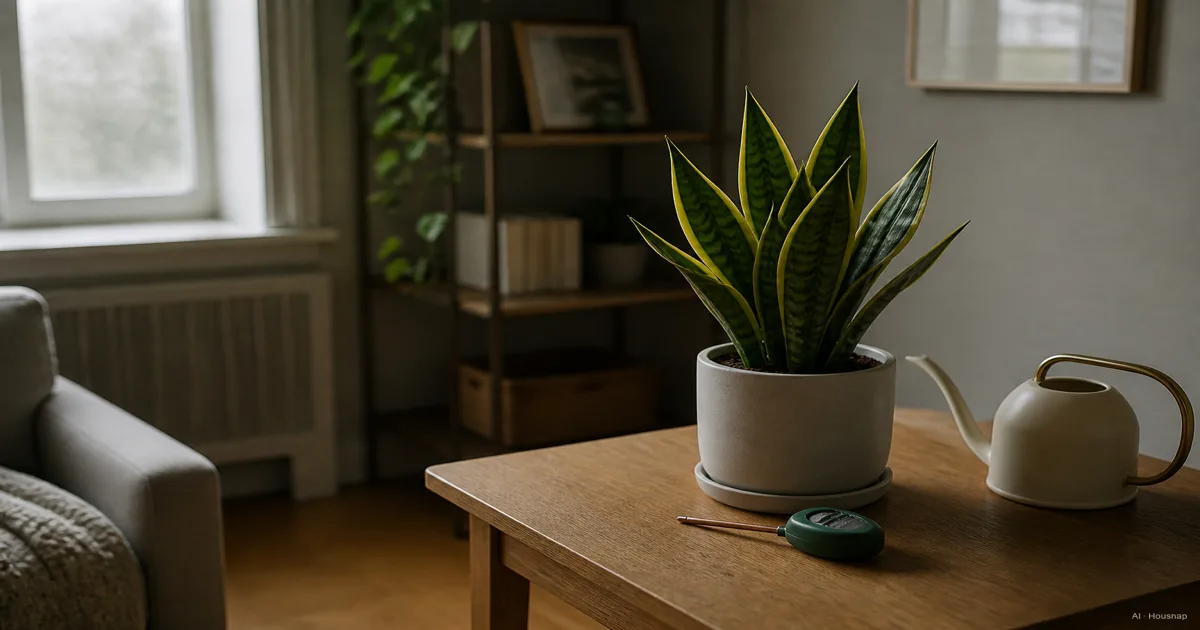 Your First Houseplant for a Dark Room, the Easy Picks That Actually Survive — AI illustration