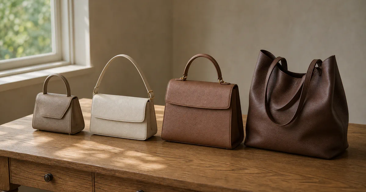 Tallas de bolsos, qué cabe realmente en mini, small, medium y large