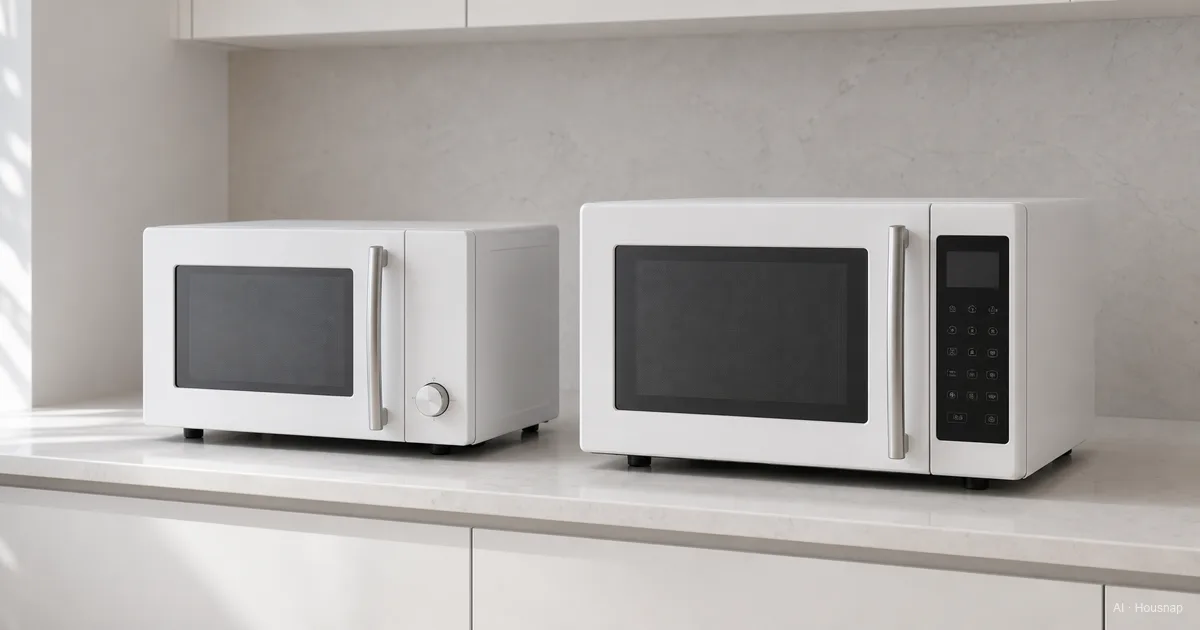 Microwave First Buy: Solo vs. Convection, Wattage, and What Actually Matters — AI illustration