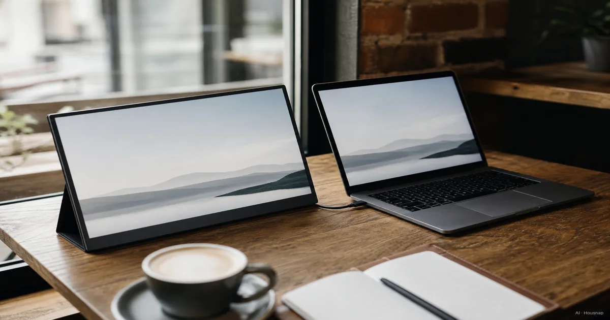 Portable Monitor First Buy, What to Check Before You Order One — AI illustration