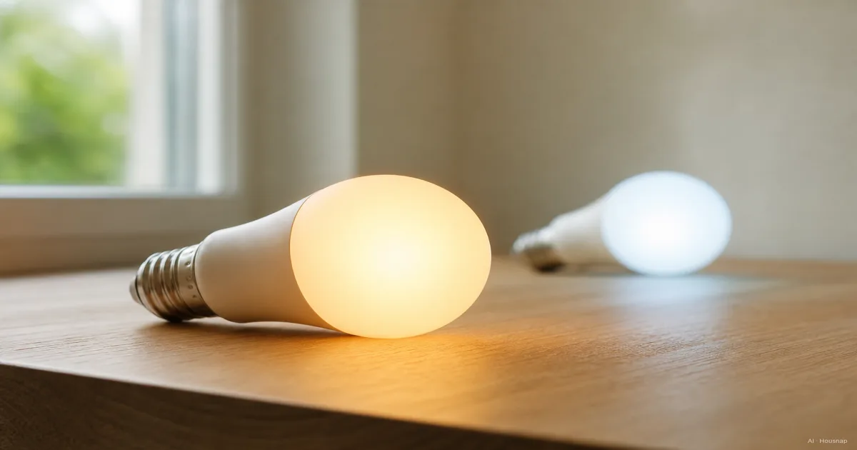Your First Smart Bulb, Reading Color Temperature and Picking the Right White — AI illustration