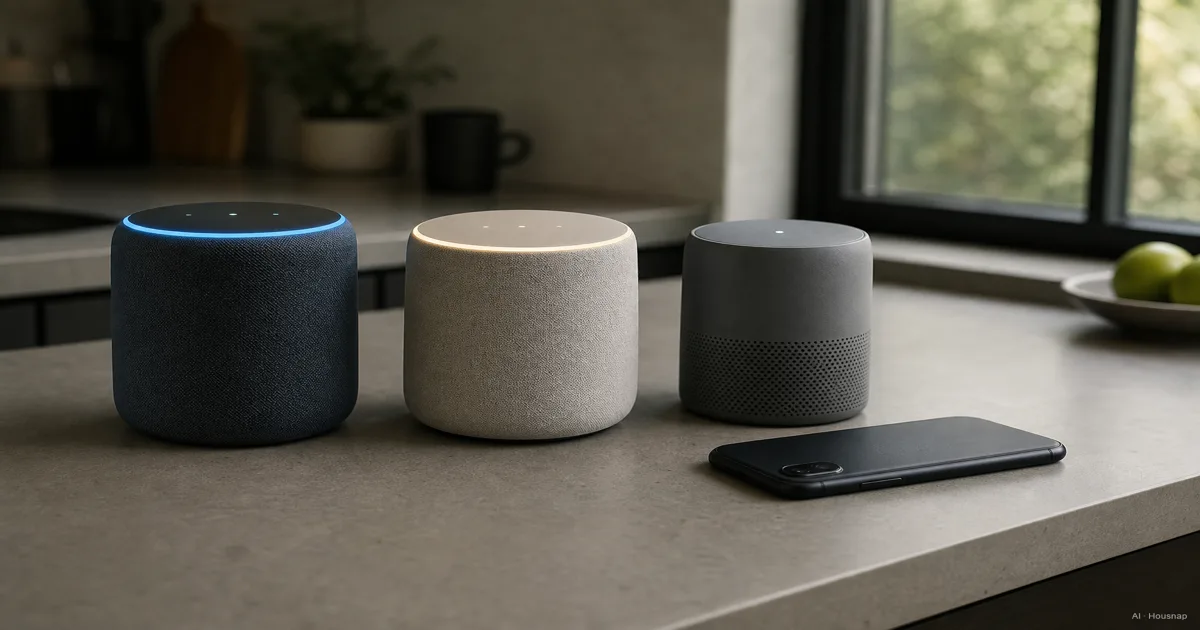 Your First Smart Speaker, Why You Pick the Ecosystem Before the Speaker — AI illustration