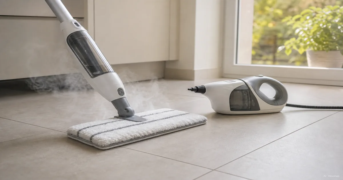 Steam Cleaner Buying Guide, Which Type to Buy First and Which Surfaces Are Safe — AI illustration