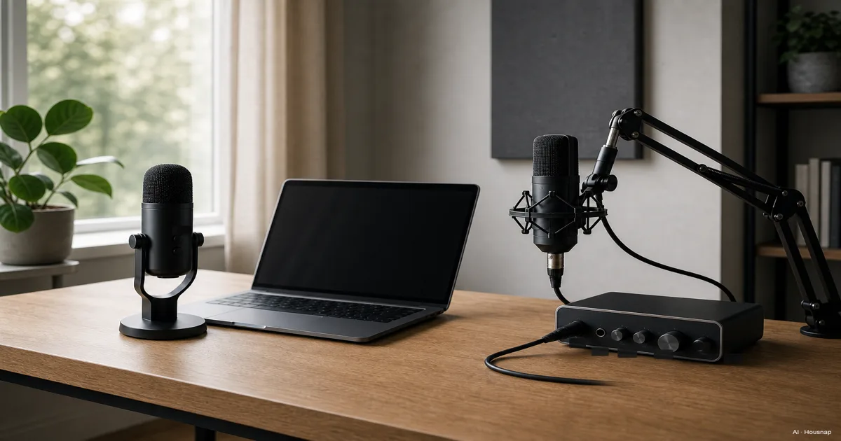 USB Mic or XLR, Which to Buy First and What You Are Really Buying Into — AI illustration