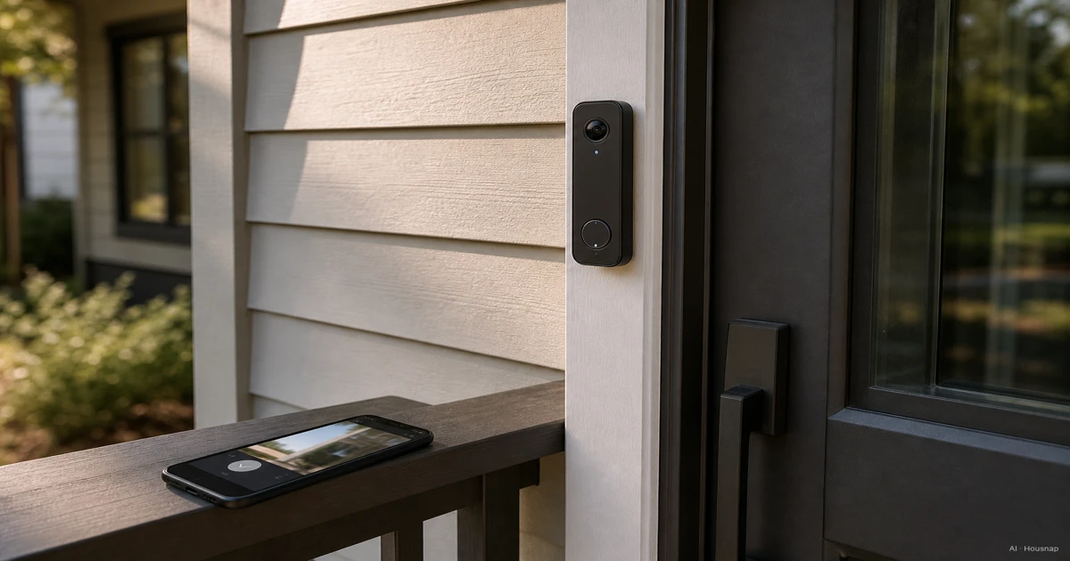 Your First Video Doorbell, What to Check Before You Buy One — AI illustration